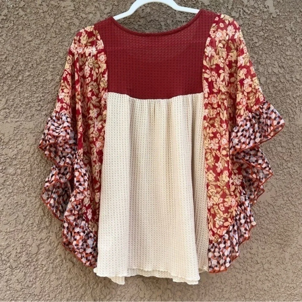 Bundle of 2 Umgee Shirts Talbots Top Womens Size Small Lot Bohemian Embroidered - Picture 4 of 17